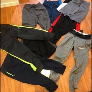 Boys athletic shorts and sweats
